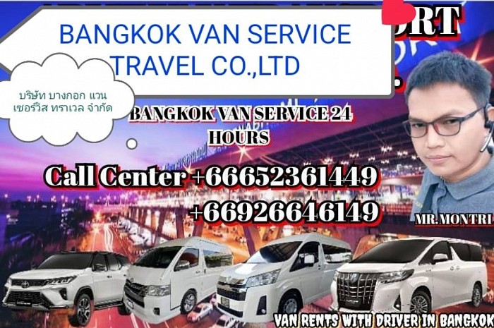 bangkok van rental with driver